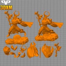 Venomized Loki STL for 3D Printing ChibiSTL 3DXM 3d model