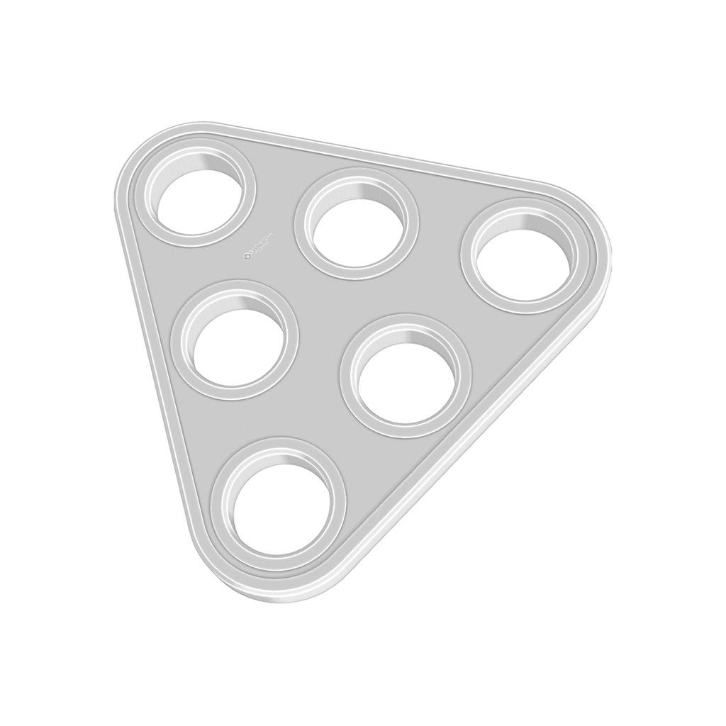 STEMFIE - Parts - Plates - 3-Triangular 3d model