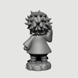 Demon Slayer Chibi Character Set – 3D Printable Collection 3d model