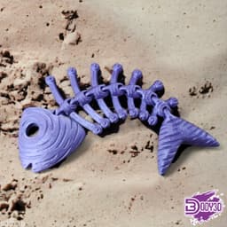 Fish Skeleton ( No Supports ) 3d model