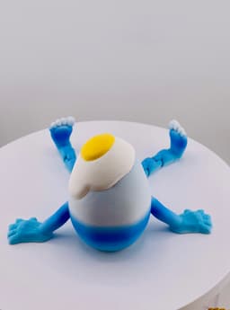 Eggcellent Fried Egg Buddy 3d model