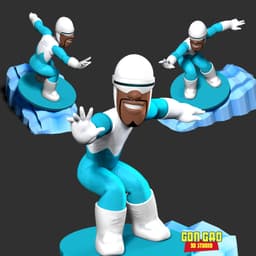 frozone 3d model