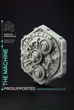 Mechanical Device - Side Quest Shop - PRESUPPORTED - Illustrated and Stats - 32mm scale 3d model