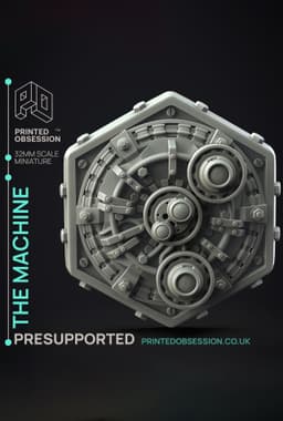 Mechanical Device - Side Quest Shop - PRESUPPORTED - Illustrated and Stats - 32mm scale 3d model
