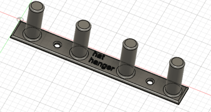 hat hanger 3d model