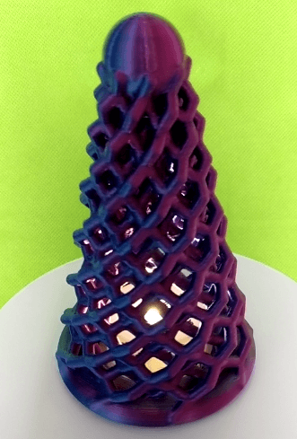 Truss Tree (Diamond) - Printed in Tri-colour. - 3d model