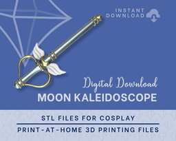 Sailor Moon Kaleiodscope STL Files - Sailor Moon Crystal Cosplay Prop (Digital Download) 3d model