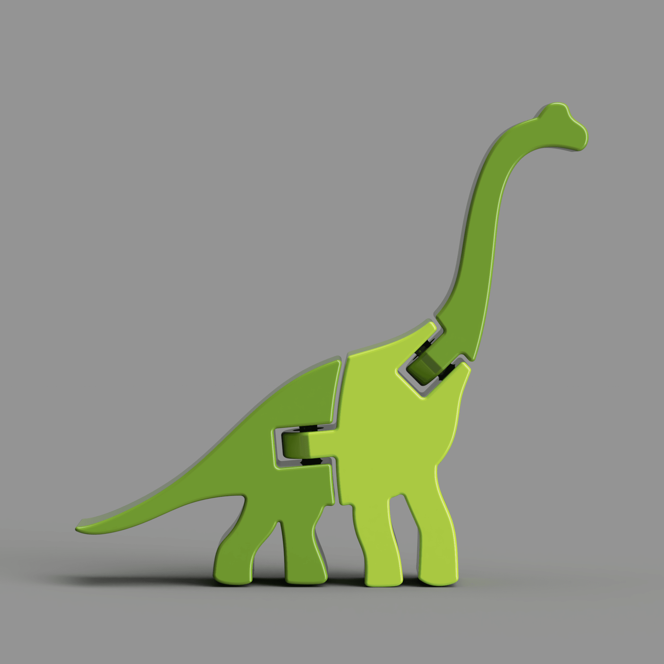 Articulated Brachiosaurus 3d model