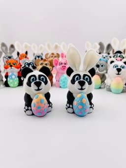 Eggables Bears 3d model