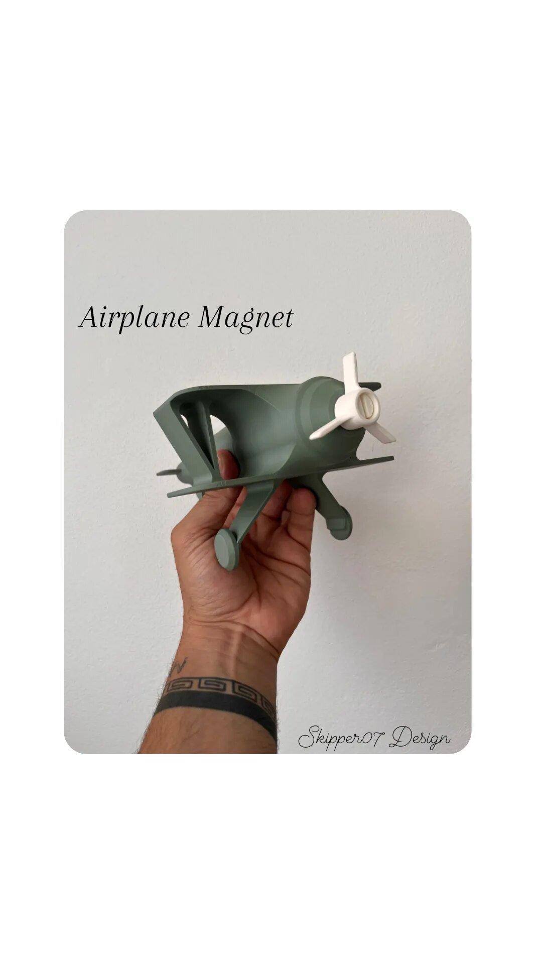 Airplane Magnet 3d model
