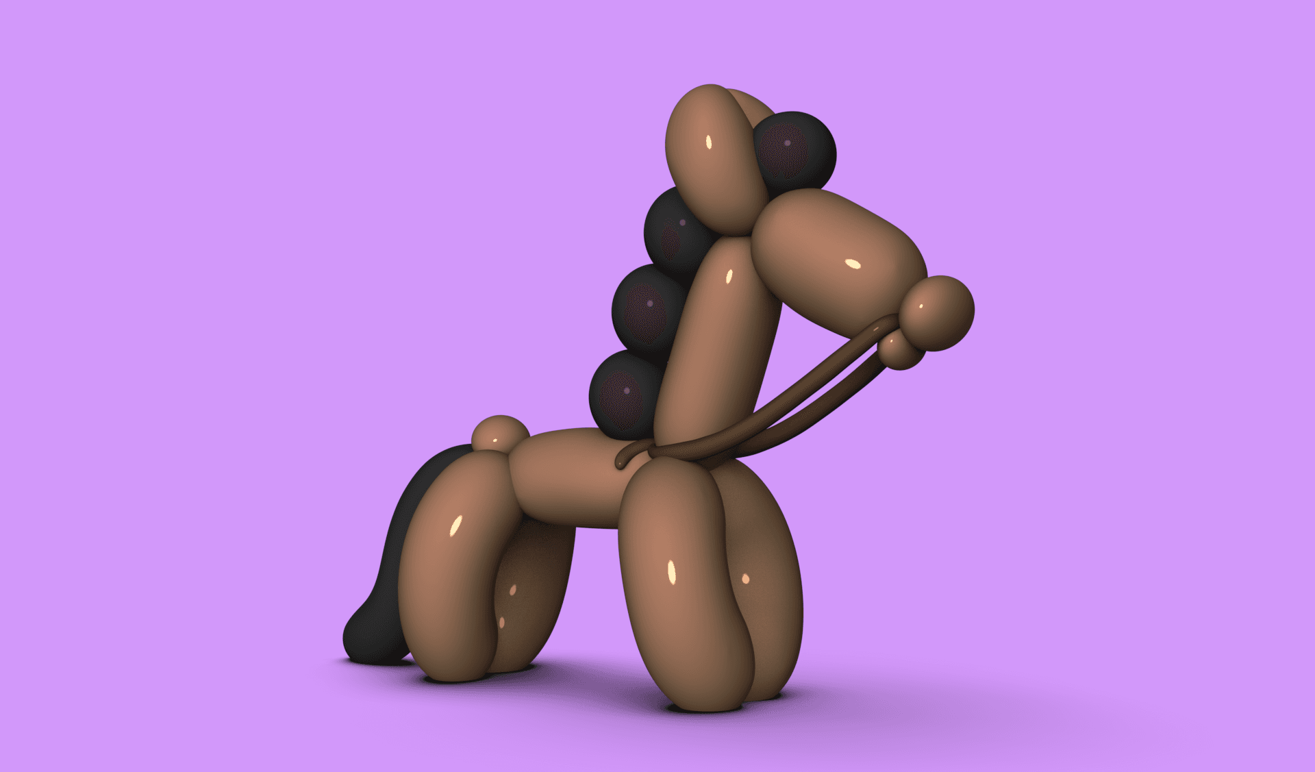 Balloon Horse 3d model