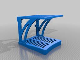 Modular stackable shoe rack. 3d model