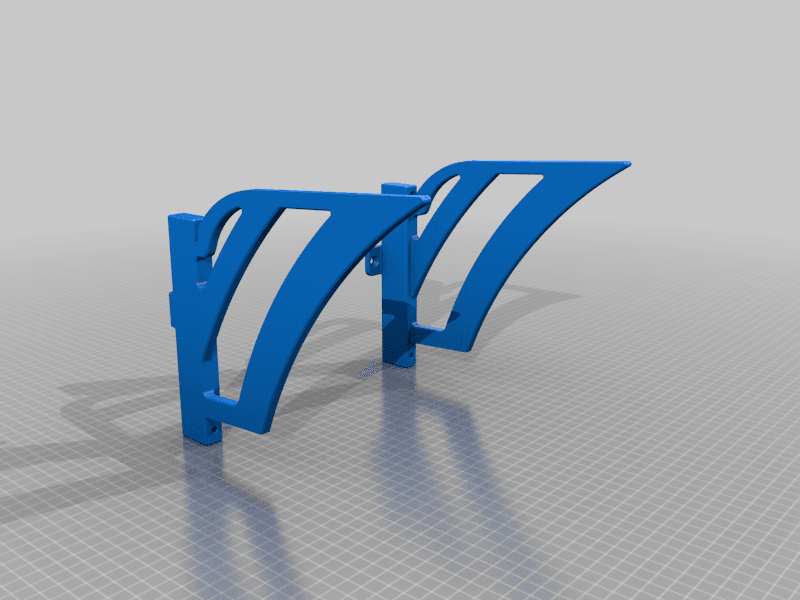 Modular stackable shoe rack. 3d model
