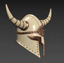 Viking Horned Helmet #3 – Wearable STL & 3MF 3d model