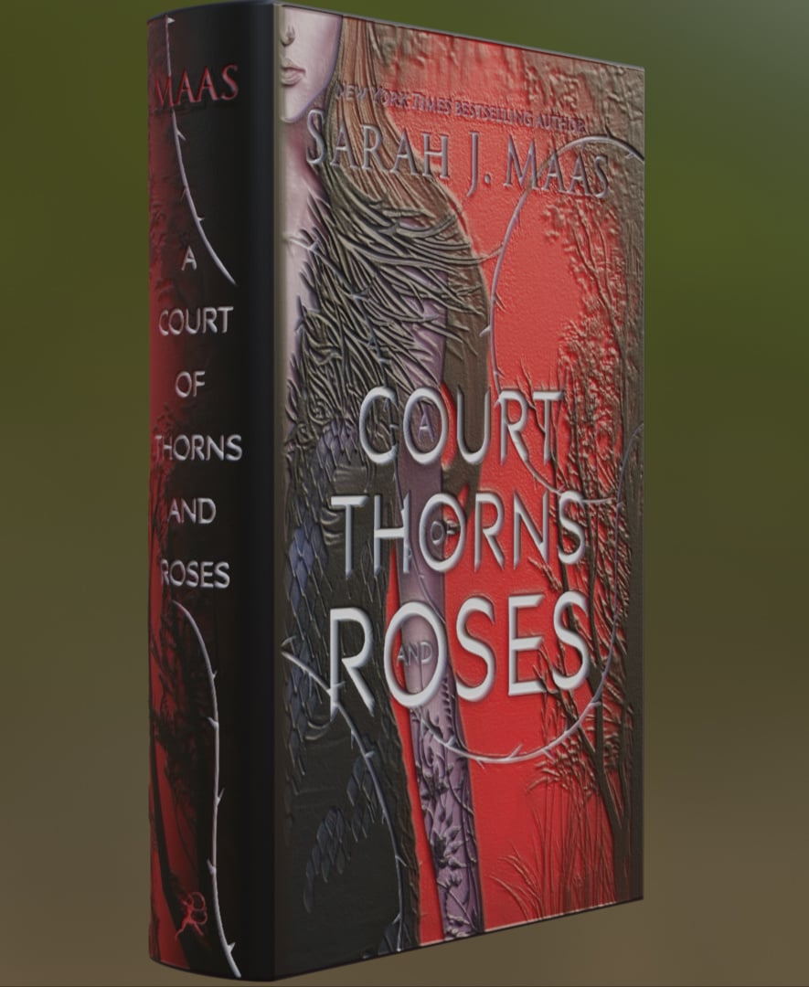 A Court of Thorns and Roses - Book Litho 3d model