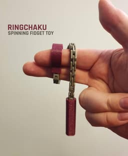 Ringchaku Spinning Fidget Toy 3d model