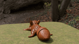 Anime Chainmail Socket & Ball Hybrid Flexi Squirrel STL | Cute Articulated Fidget Toy 3d model