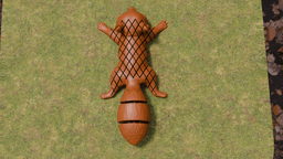 Anime Chainmail Socket & Ball Hybrid Flexi Squirrel STL | Cute Articulated Fidget Toy 3d model