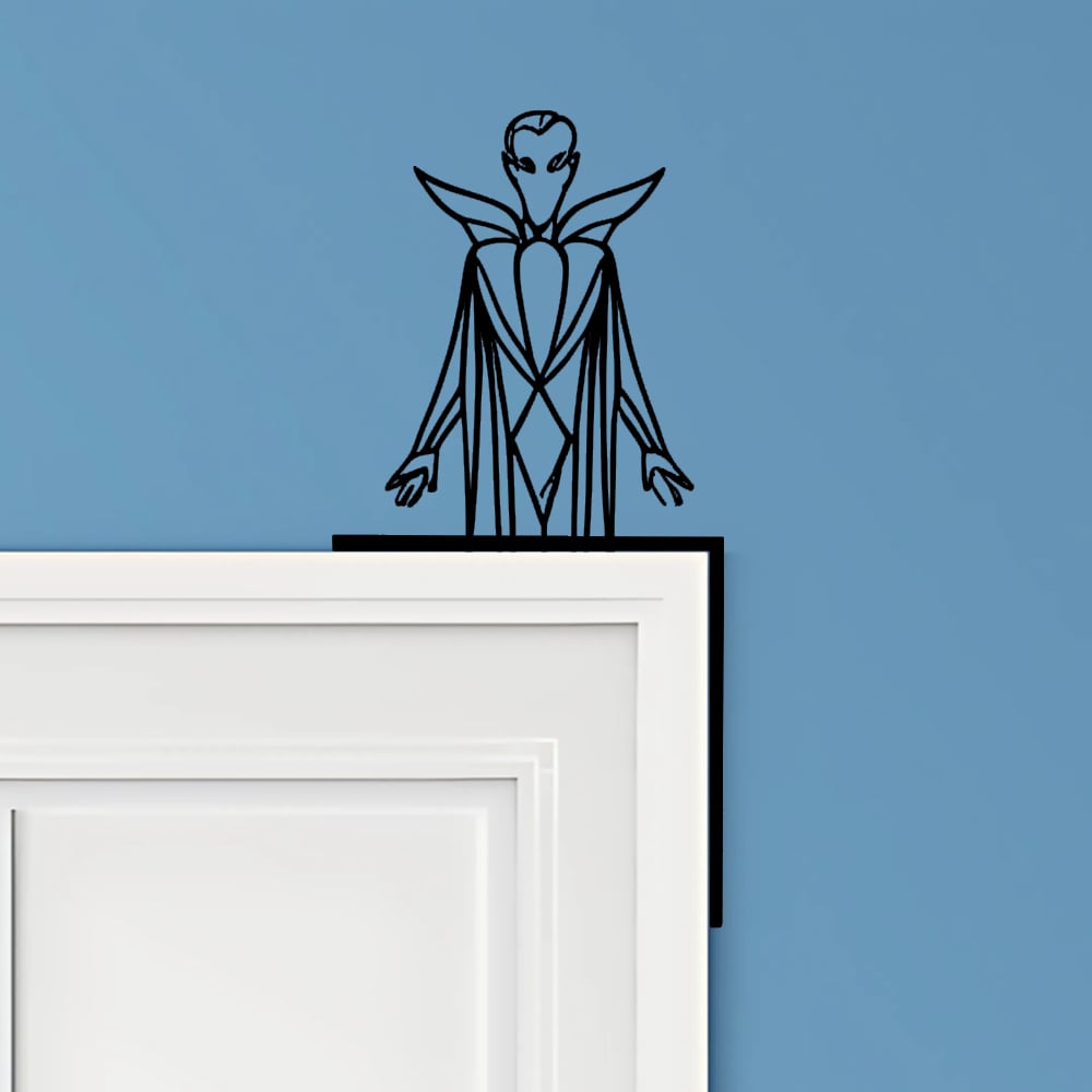 Dracula Door Corner Decor 3d model