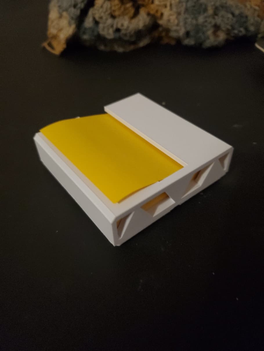 Gridfinity 2x2 Pop-Up Post-it Holder 3d model