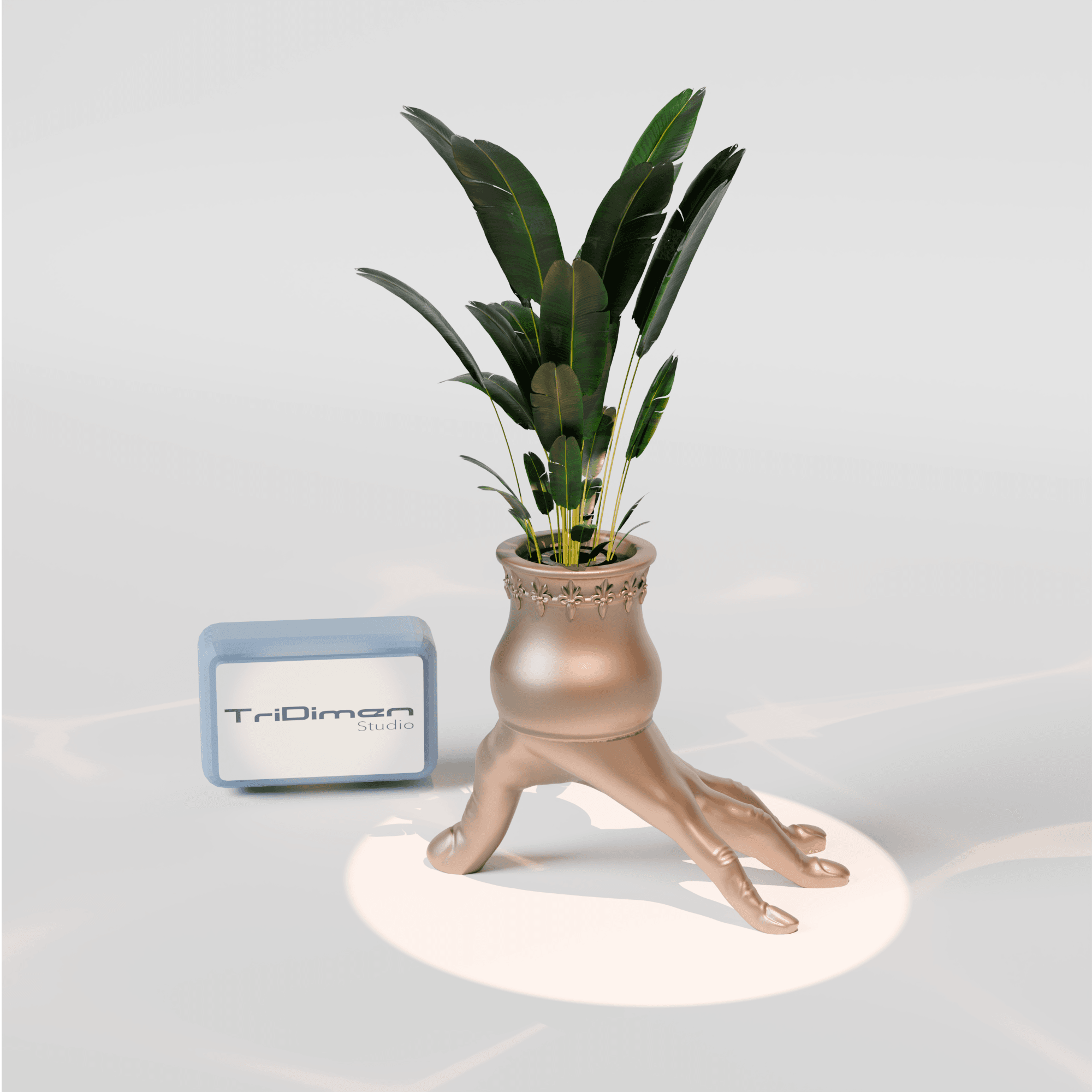 Quilted Planter 3d model