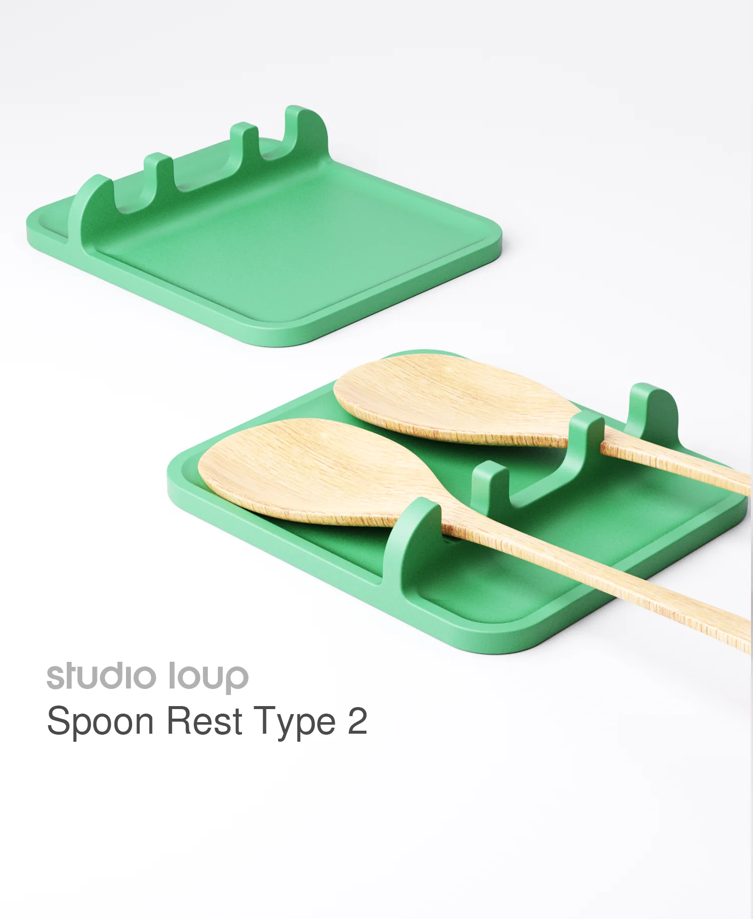 Spoon Rest Type 2 3d model