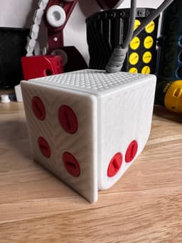 Mini Annoying Cash Gift Box - Print in Place, Articulating, 15 bolts of frustration, Tree Ornament 3d model
