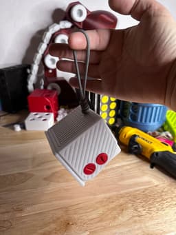 Mini Annoying Cash Gift Box - Print in Place, Articulating, 15 bolts of frustration, Tree Ornament 3d model