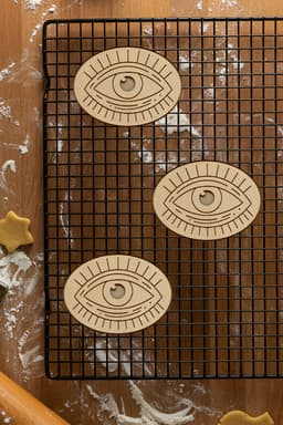 Eye Cookie Cutter, Biscuit Cutter 3d model