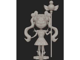 Sailor Moon Sailor Cosmos 3d model