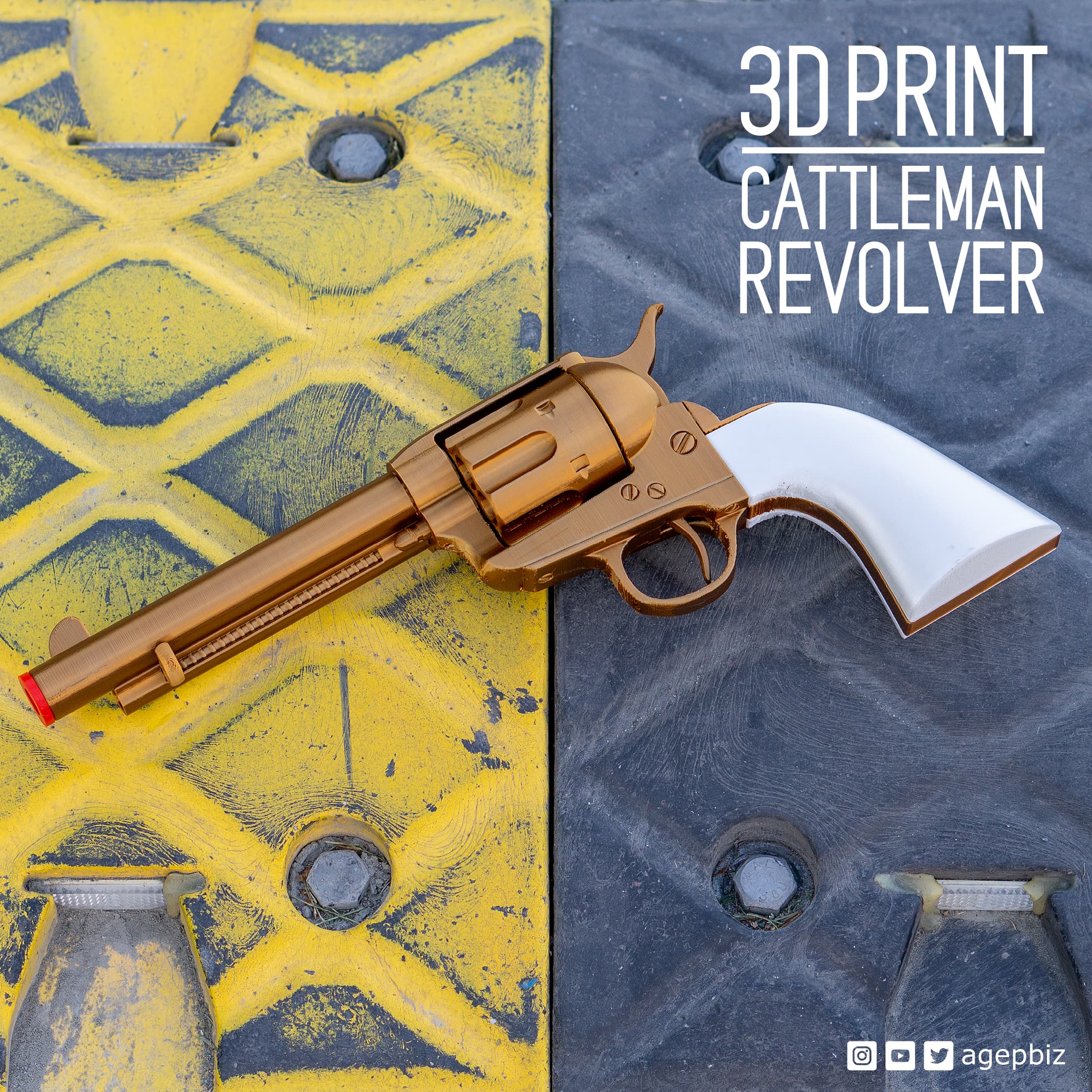 1873 Peacemaker Prop Revolver 3d model
