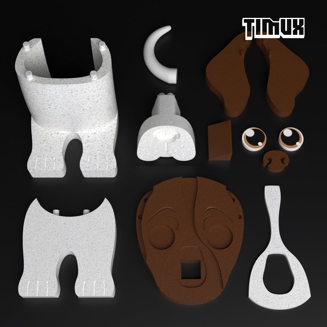GERMAN SHORTHAIRED POINTER GLASSES HOLDER 3d model