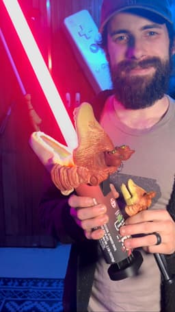 Jar Jar Binks Candy Tongue Lightsaber 3d model