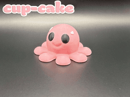 Chonky Chaps: Cupcake Octopus Figure 3d model