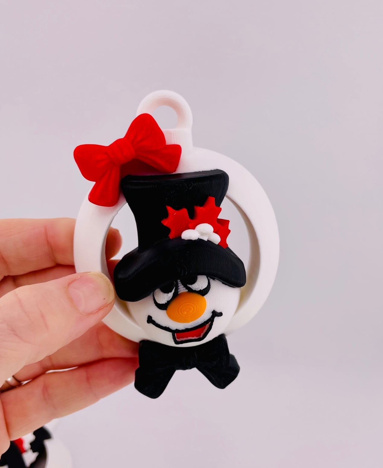 Snowman Ornament Set 3d model