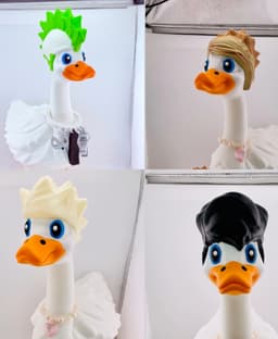 Goose Gear Wig Set #2 for Porch Goose 3d model