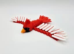 Flexi Cardinal & Blue Jay Pocket Pets Bundle 3d model