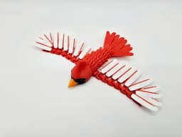 Flexi Cardinal & Blue Jay Pocket Pets Bundle 3d model