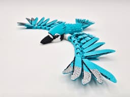Flexi Cardinal & Blue Jay Pocket Pets Bundle 3d model