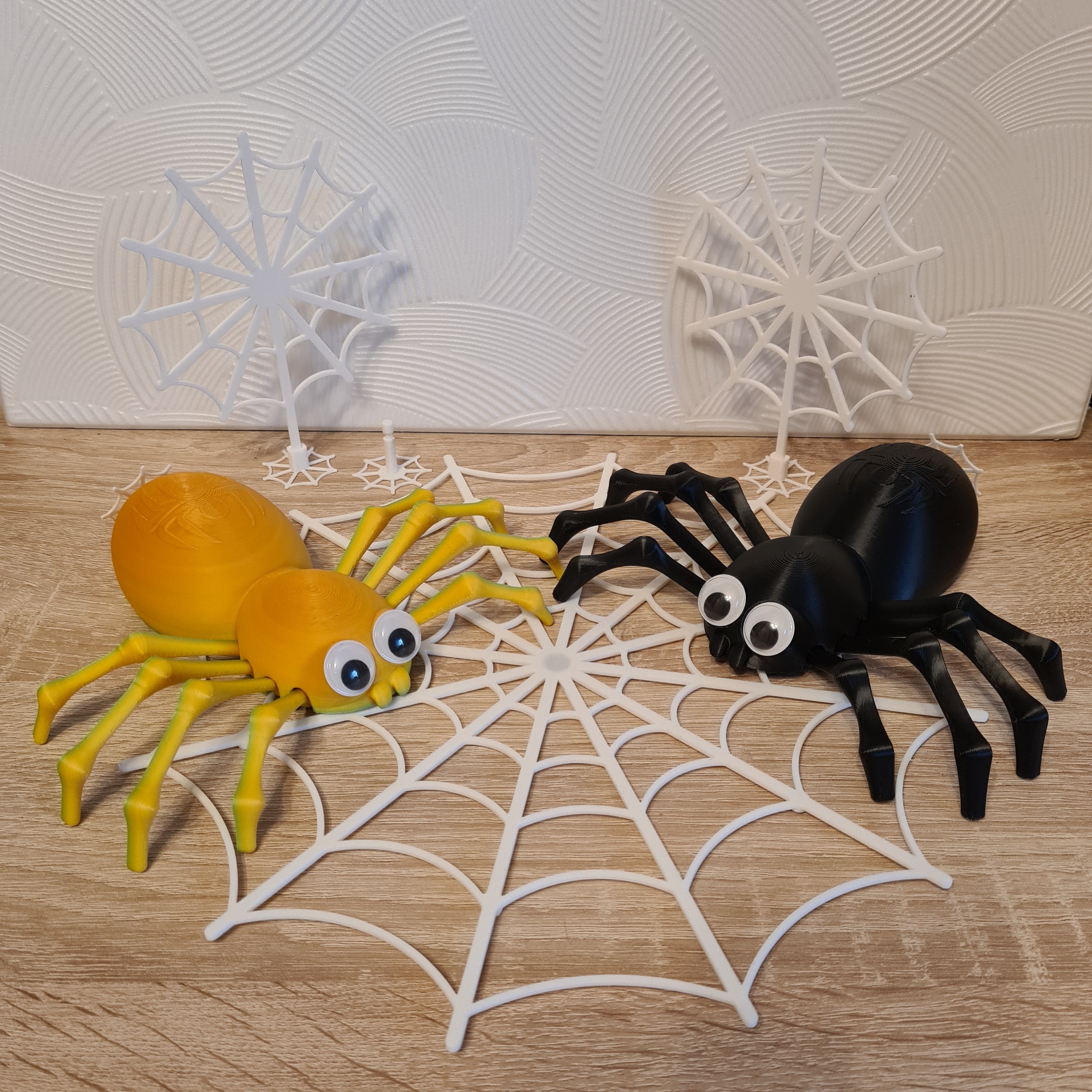 Cute Spider with web shooter and magnetic flexible legs 3d model