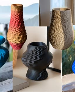 Cairn Vase - Stacked Stone Vase 3d model