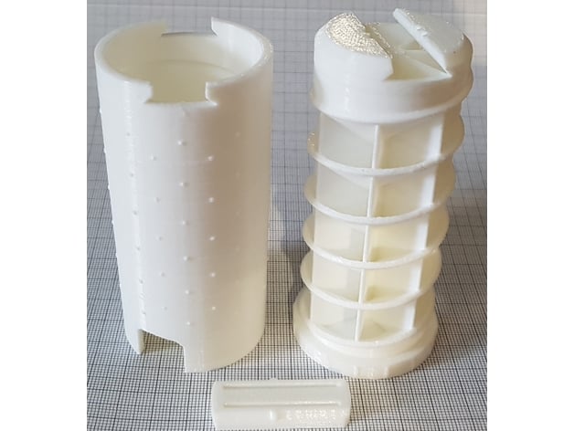 Spiral Pill Box 3d model
