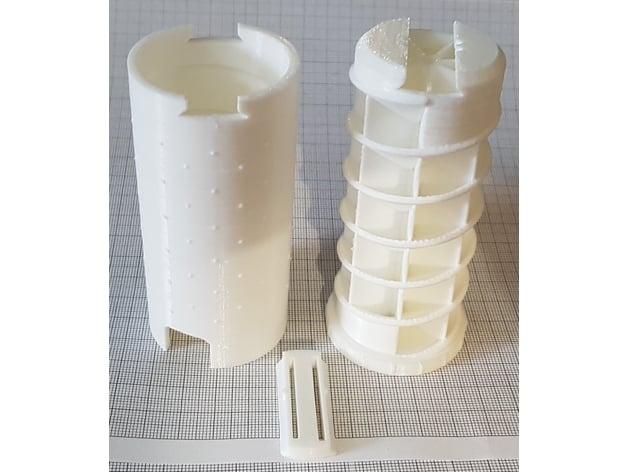 Spiral Pill Box 3d model