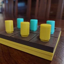 TA TE TI, TRES EN LINEA 3d model