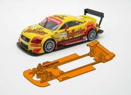 PSRL00101 Revell Chassis Audi TT-R - Slot.it pod 3d model
