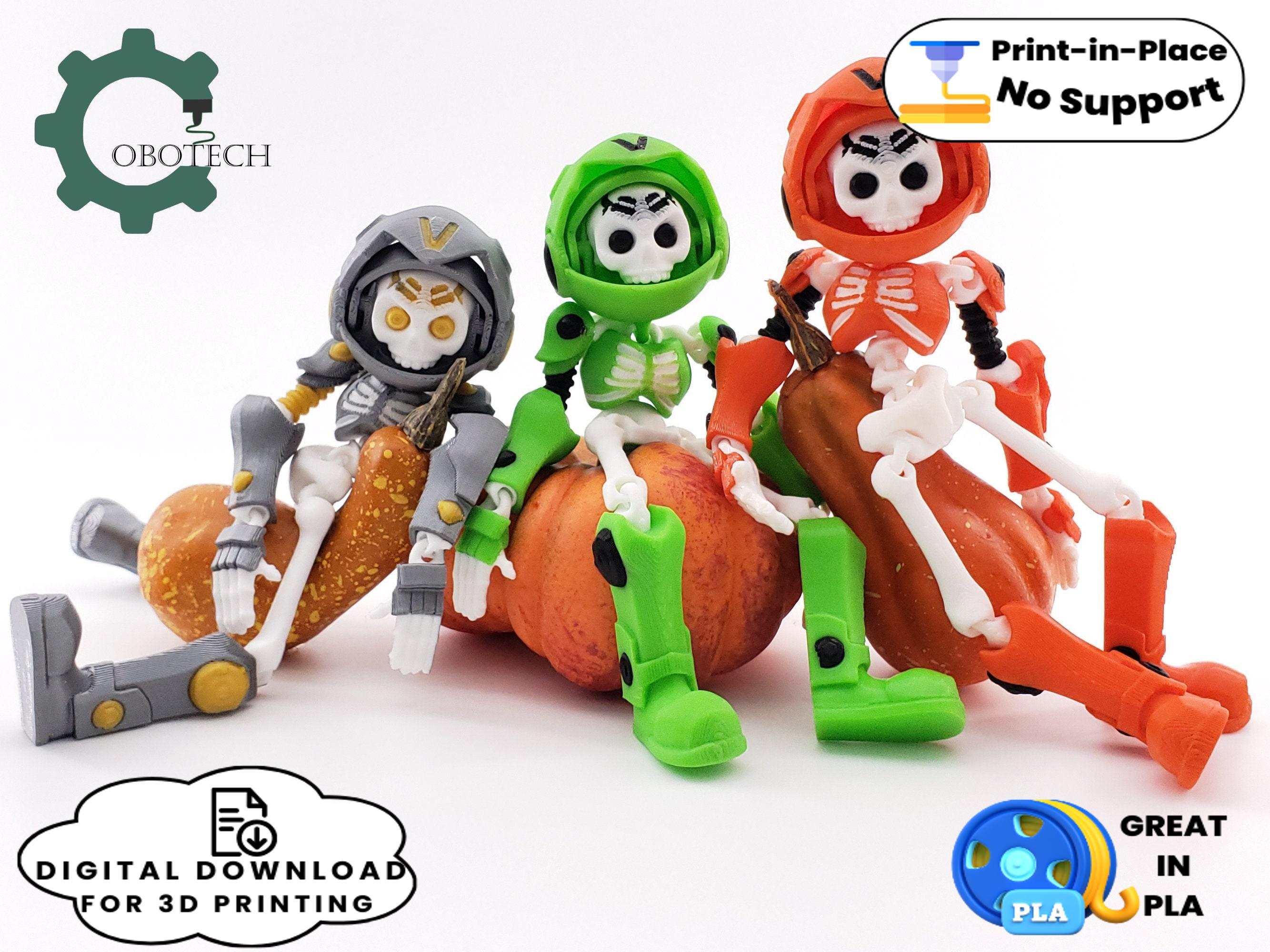 Cobotech Articulated Robo Skeleton 3d model