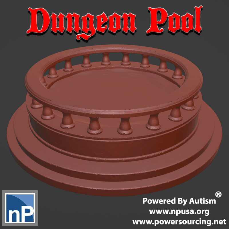 Dungeon Pool 3d model