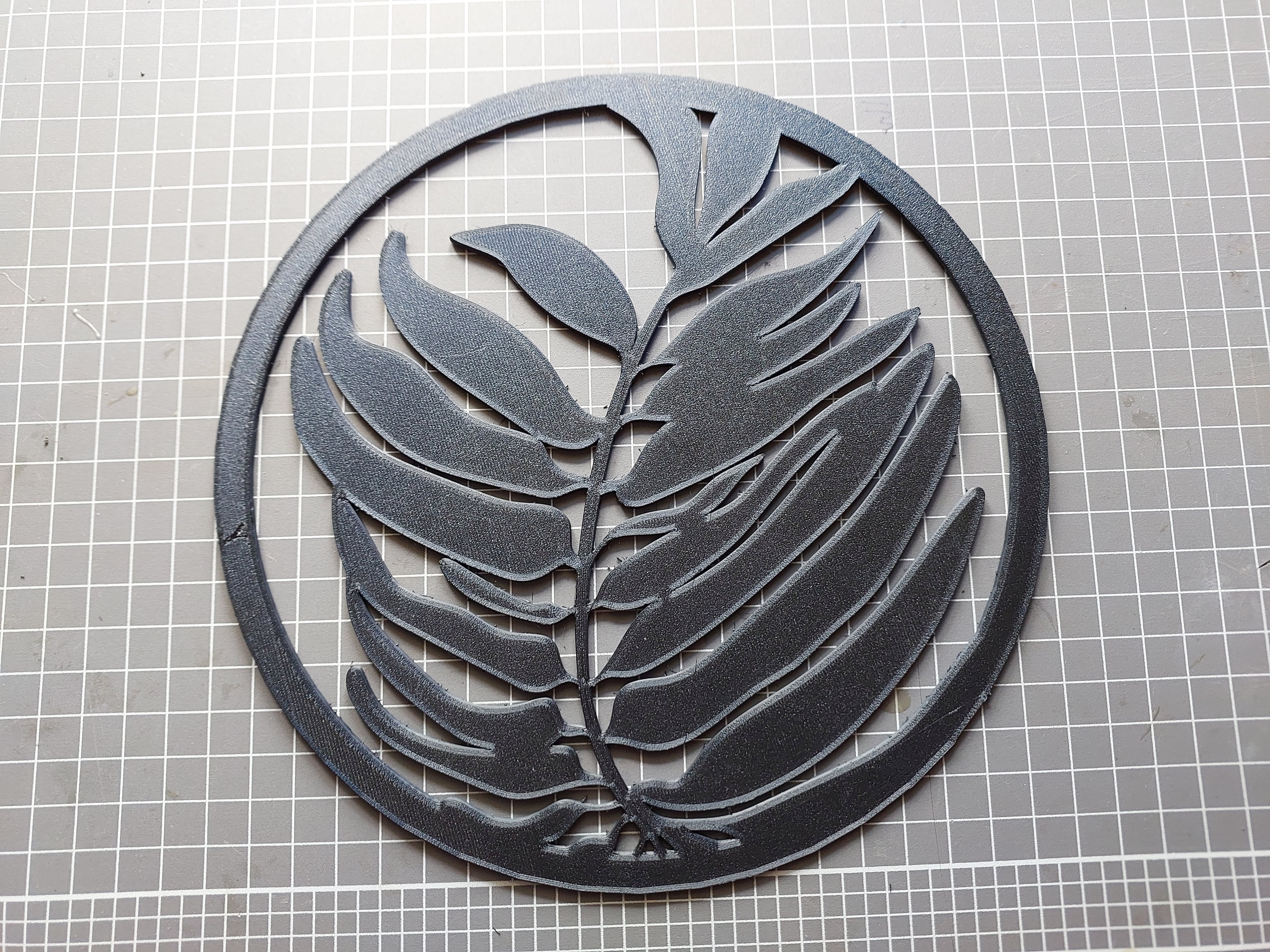 Decorative Leaves panels 3d model