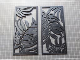 Decorative Leaves panels 3d model