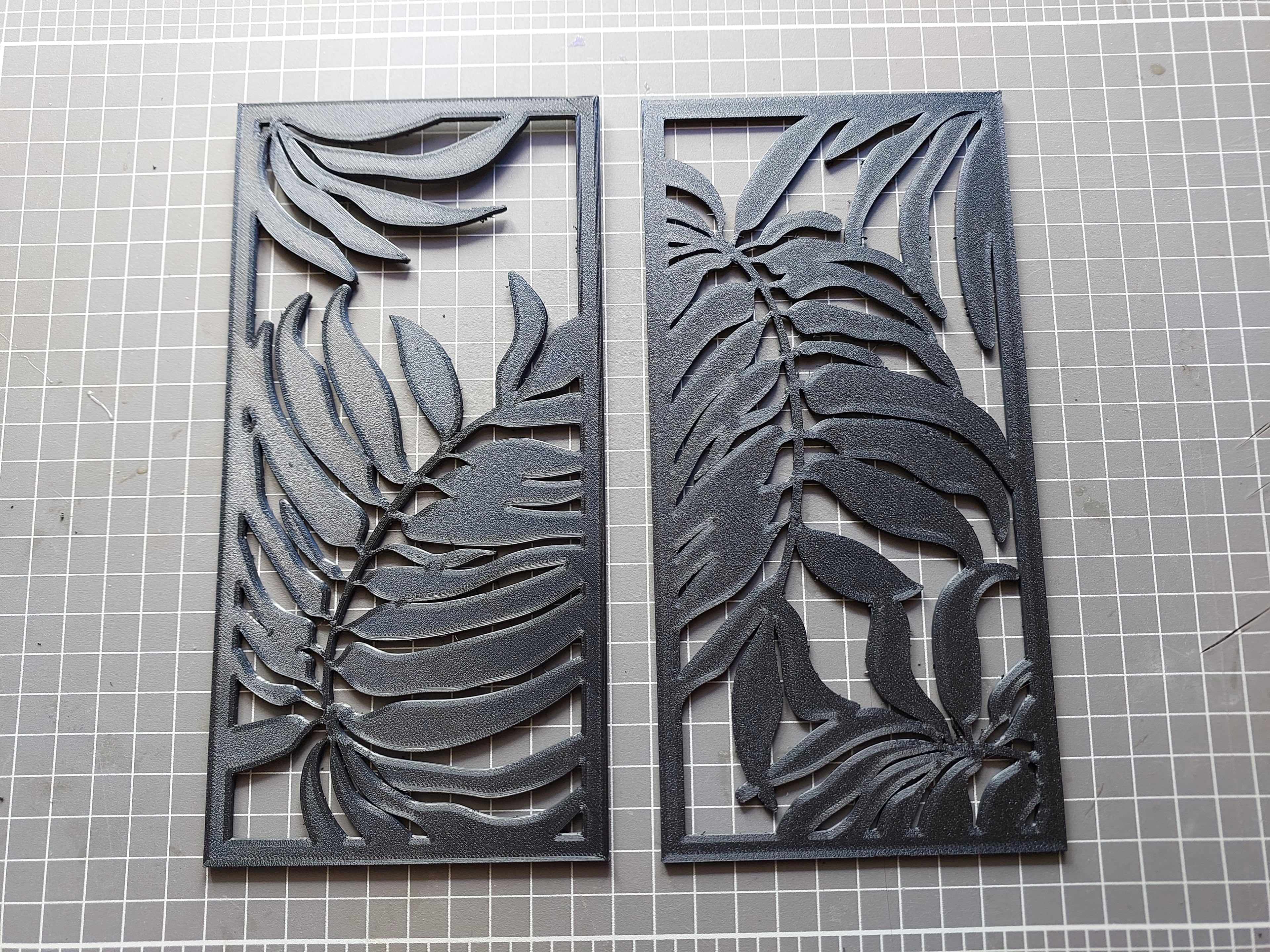 Decorative Leaves panels 3d model